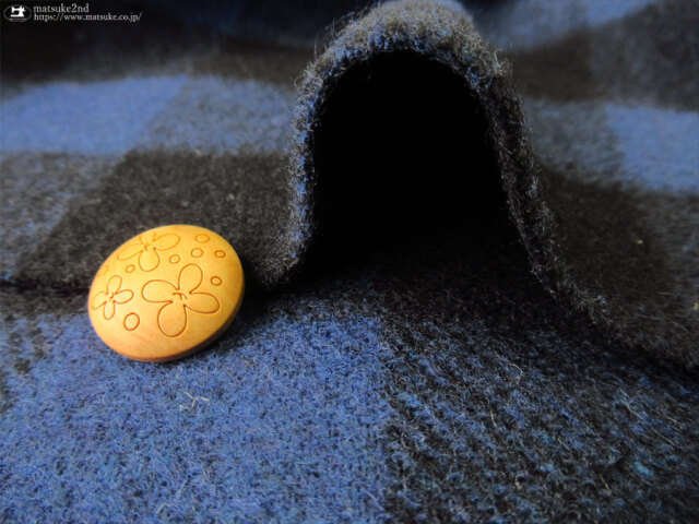 アパレル使用反】ウール100％でふんわり軽い！『ウールブロックチェック』