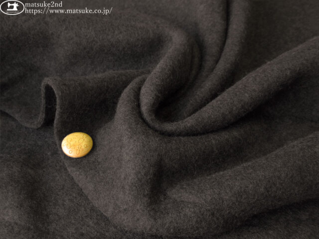デッドストック反】 軽くてやわらかいフリース チャコールグレー