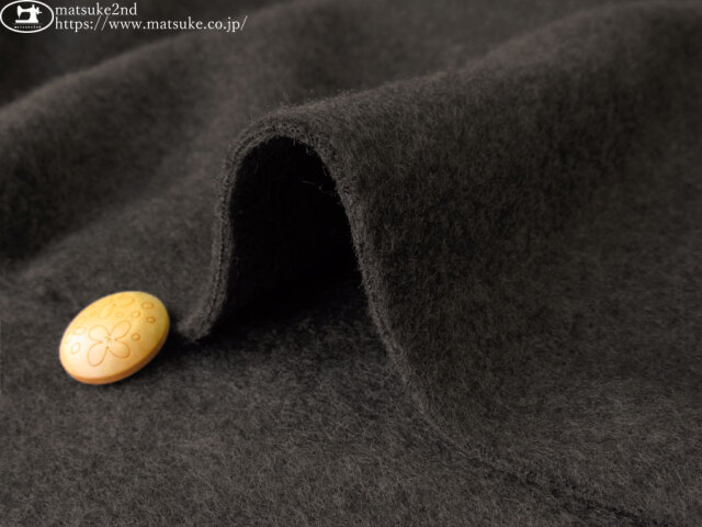 デッドストック反】 軽くてやわらかいフリース チャコールグレー