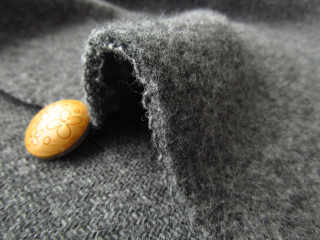 307 リネン×ウール×カシミヤ/2タック/ワイド/濃グレー A.PRESSE3