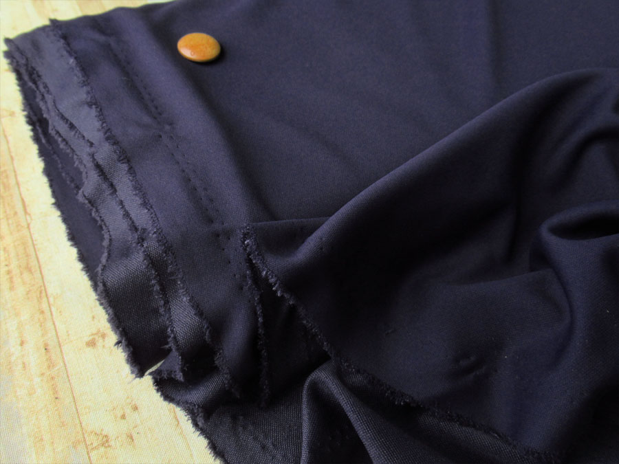 【反売り】　ポリエステルスポーツニット　ネイビー[ 幅１４６ｃｍ×約５ｍ巻 ]