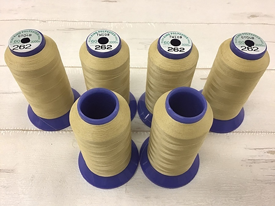 現品処分！中古　工業用ミシン糸