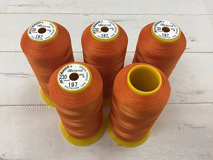 現品処分！中古　工業用ミシン糸