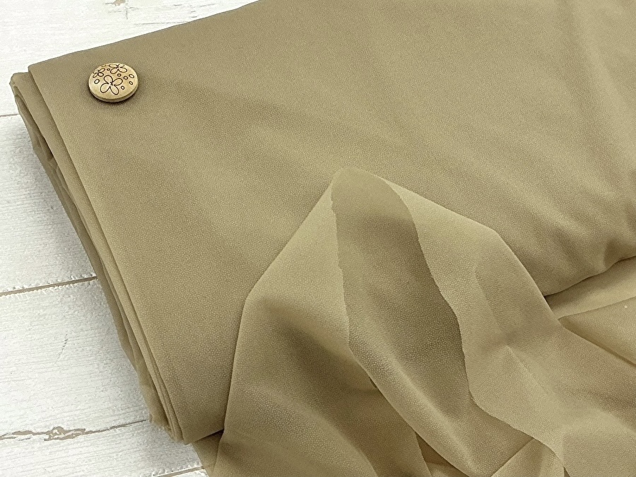 【反売り】  [薄手タイプ] ニット用織物接着芯　 ダークサンドベージュ系 [ 幅１１０ｃｍ×約１１ｍ巻 ]