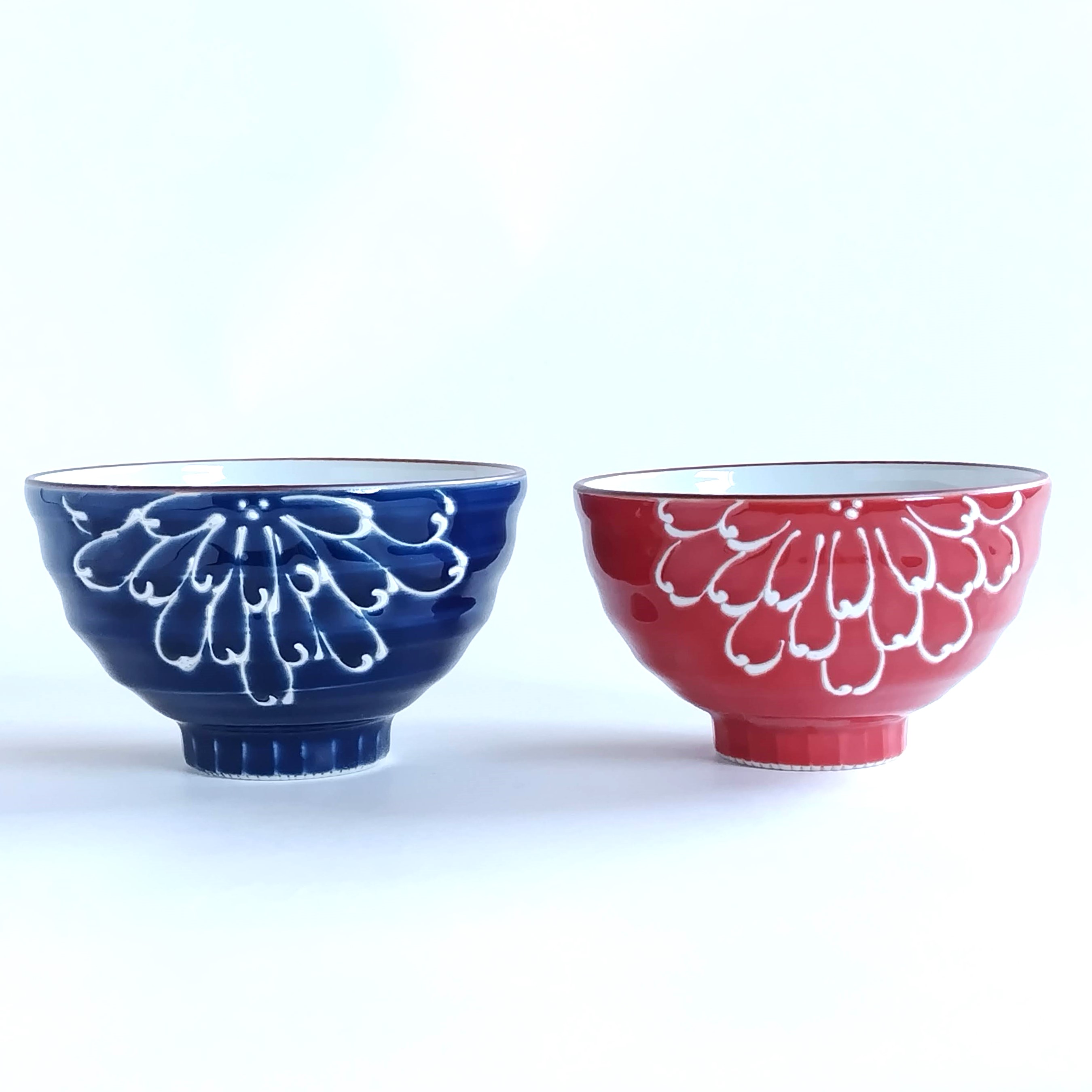 波佐見焼　一珍菊しのぎ茶付【web有田陶器市限定】