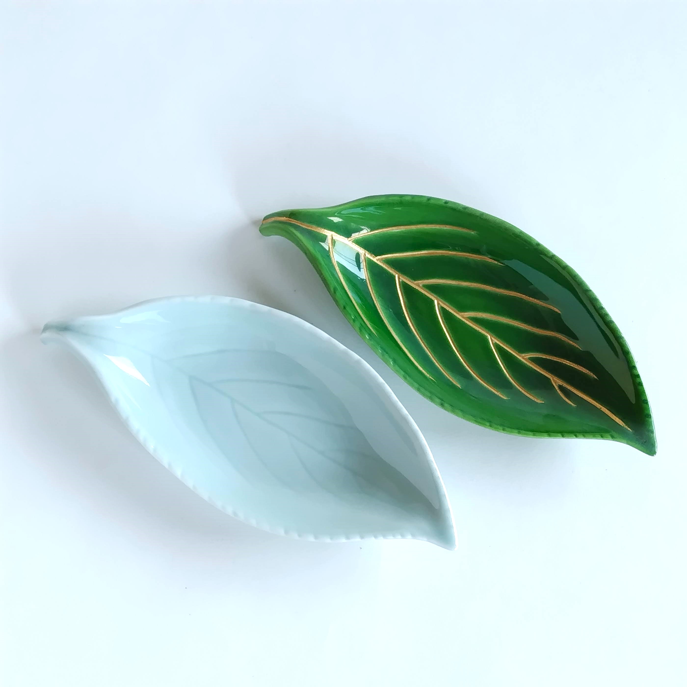 有田焼　特価品_葉型長小皿【Web有田陶器市限定！】