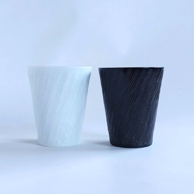 波佐見焼　砂紋フリーカップ【web有田陶器市限定】