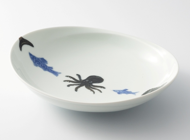 有田焼 田清窯 チェルキオ トマト パスタ皿 カレー シチュー