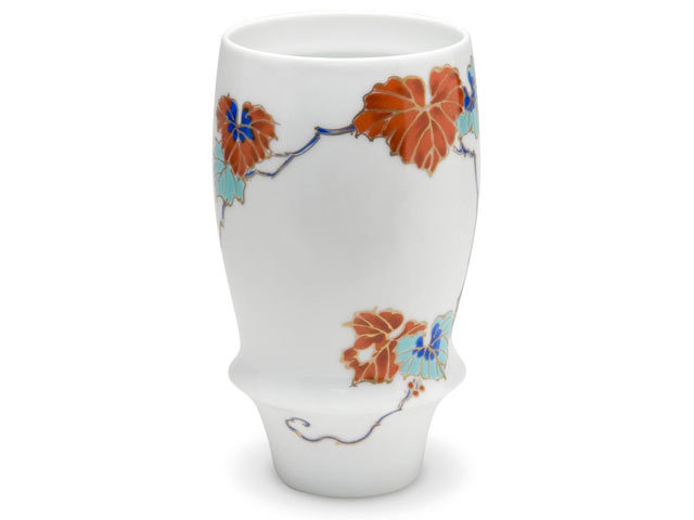 有田焼「匠の蔵」　プレミアムビアグラス　アイビー