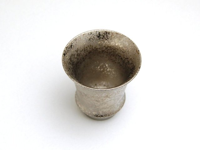 有田焼　匠の蔵　SAKE GLASS 銀彩