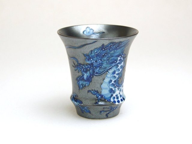 有田焼　匠の蔵　SAKE GLASS 皇帝　龍