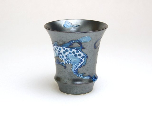 有田焼　匠の蔵　SAKE GLASS 皇帝　龍