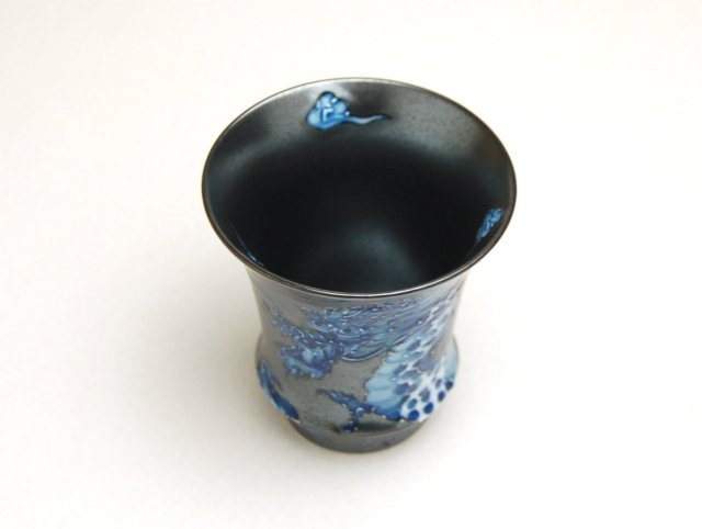 有田焼　匠の蔵　SAKE GLASS 皇帝　龍