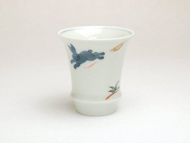 有田焼　匠の蔵　SAKE GLASS 月　兎