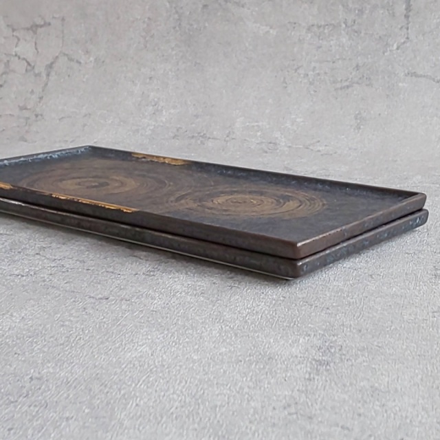 陶悦窯 有田焼 ダークグレー 陶器 プレート 皿 7枚 陶悦窯 - 有田焼の