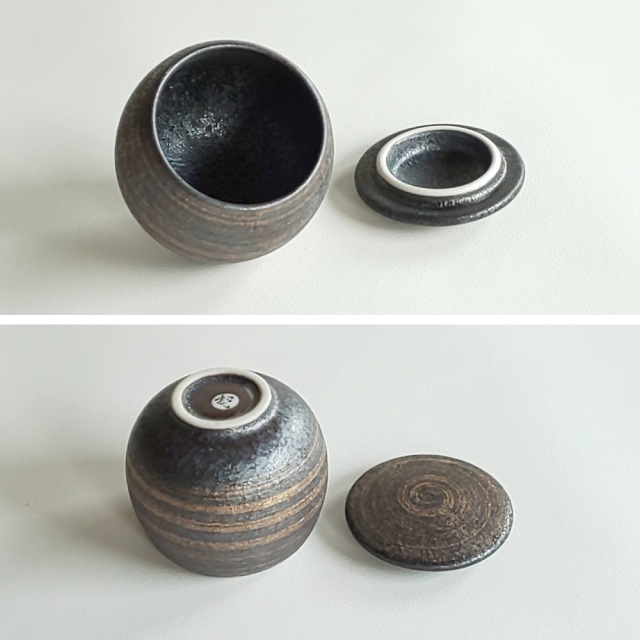 有田焼　陶悦窯　小鉢　蓋物　しずく小付