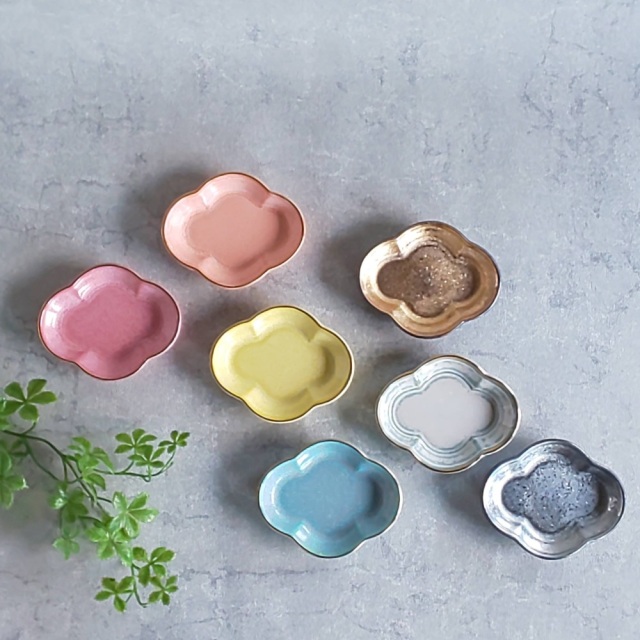 有田焼　陶悦窯　木瓜小皿　小皿