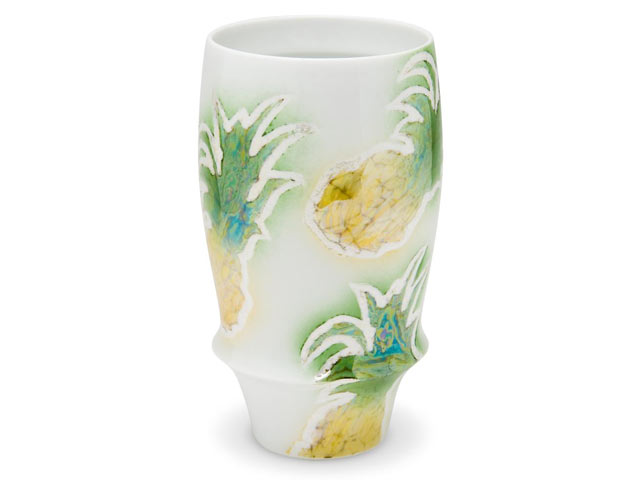 有田焼「匠の蔵」　プレミアムビアグラス　パイナップル