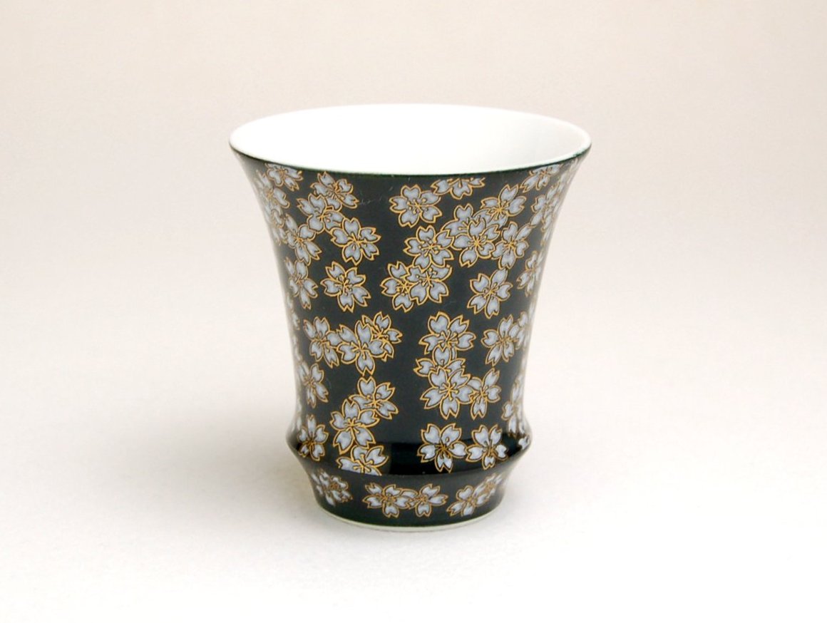 有田焼　匠の蔵　SAKE GLASS 夜桜