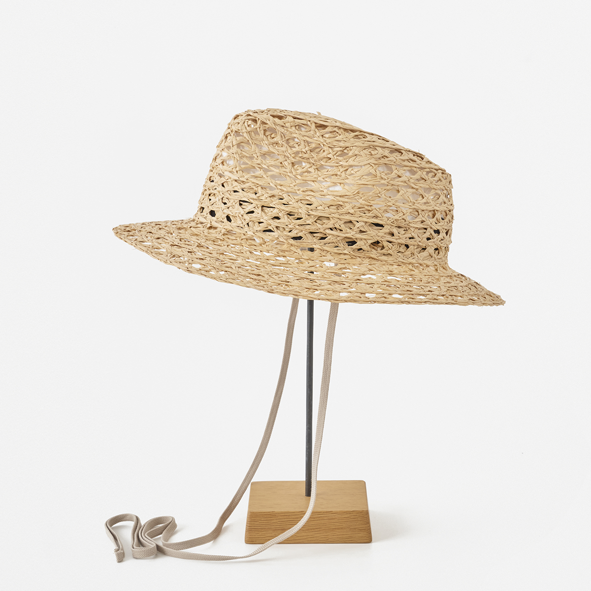 sukashi raffia braid hat