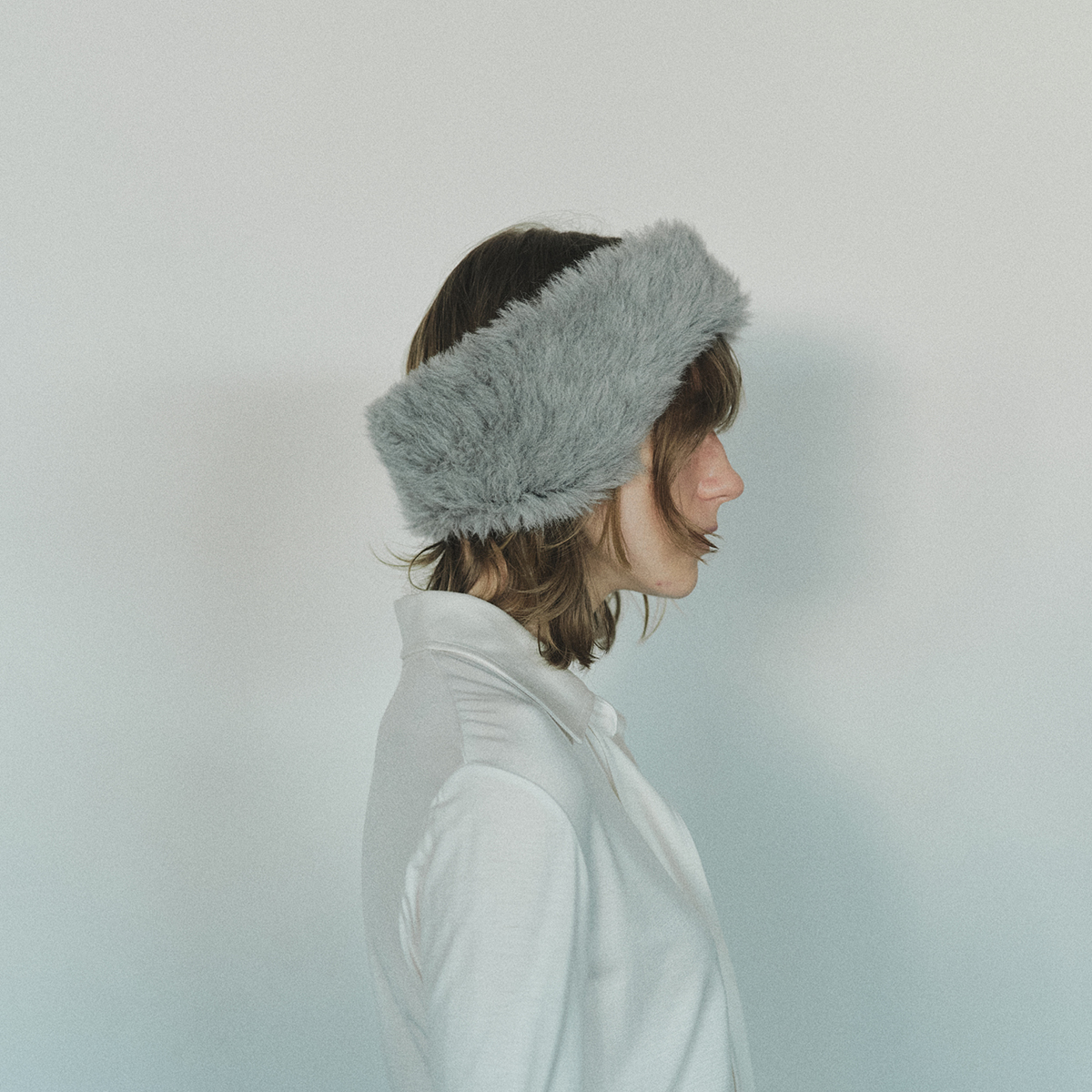 ear warmer - alpaca fur