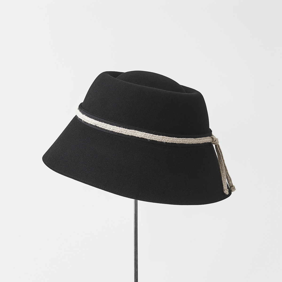 felt down brim hat - rabbit x wool