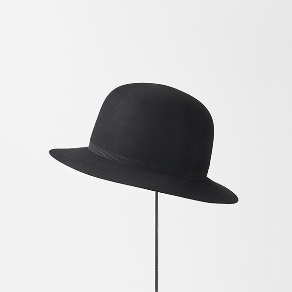 rope tracks hat beaver flat middle brim