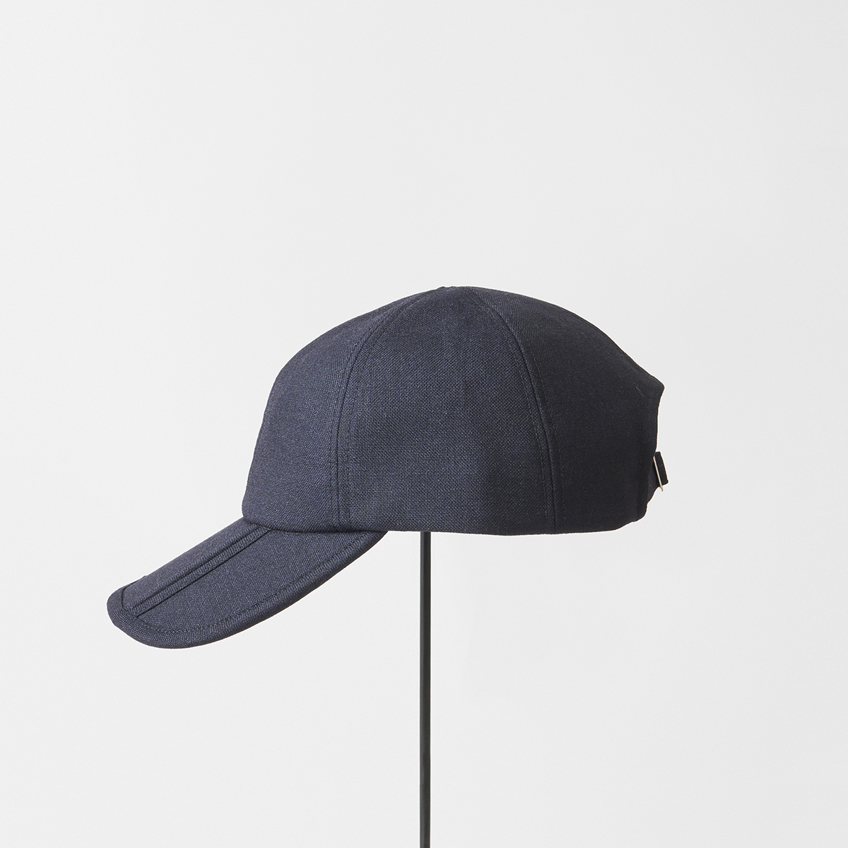 folding trainer cap low / scotch cheviot wool