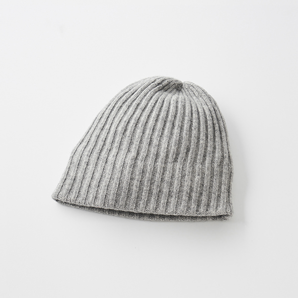 slant cutting knit cap lamb