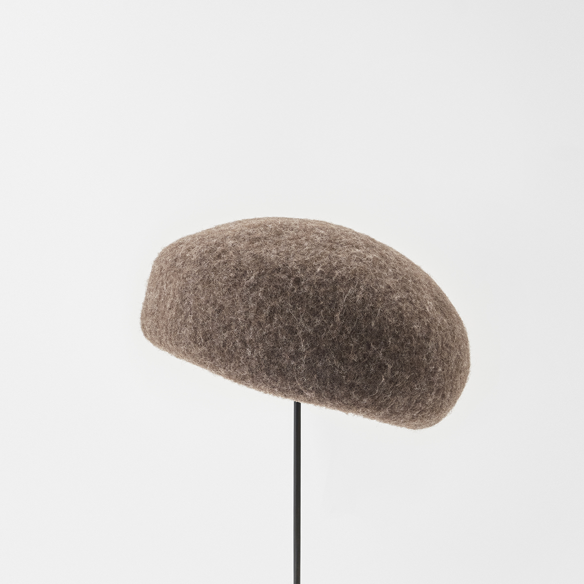 beret - black merino