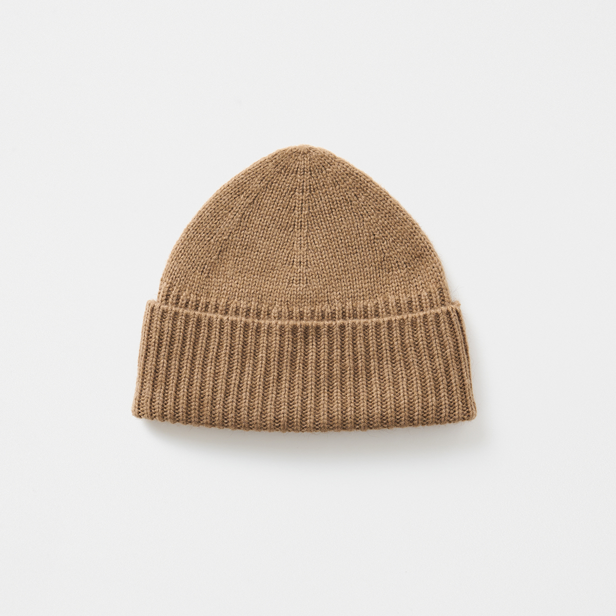 knit cap - camel