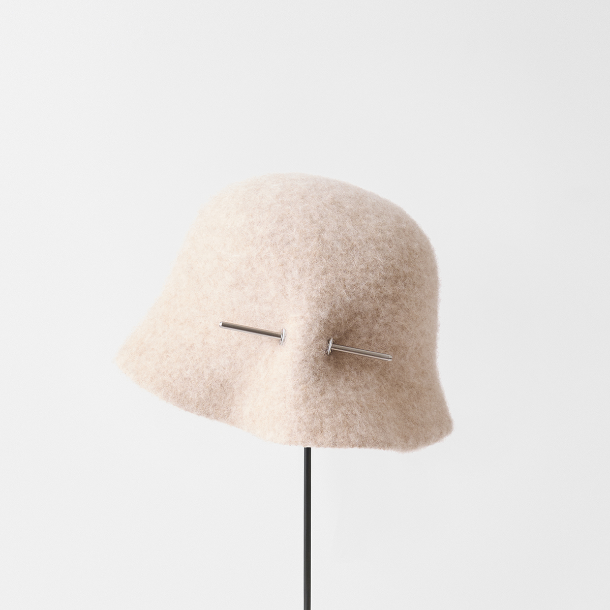 bell hat stainless steel stick - camel