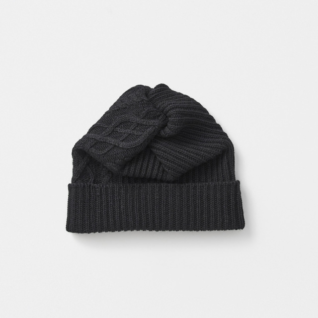 eco premiere pleats knit cap aran