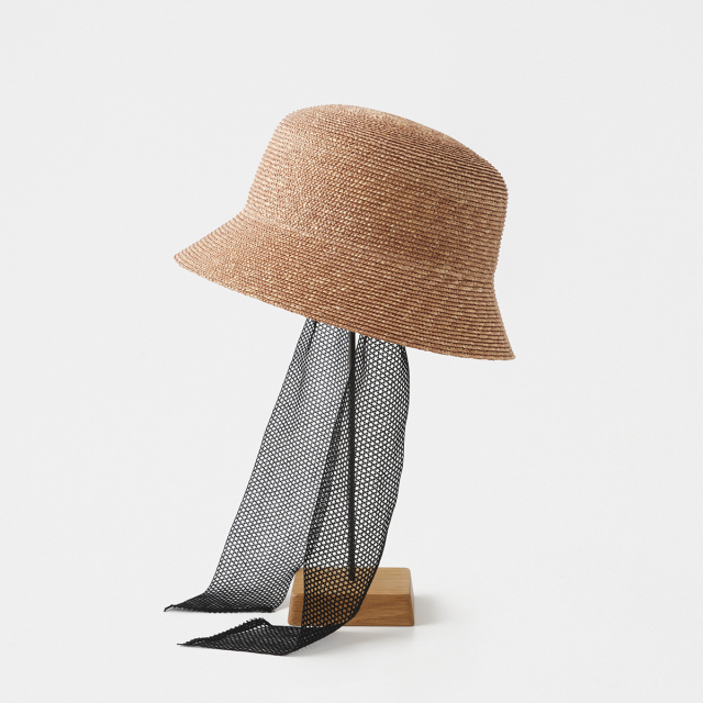 straw bucket hat