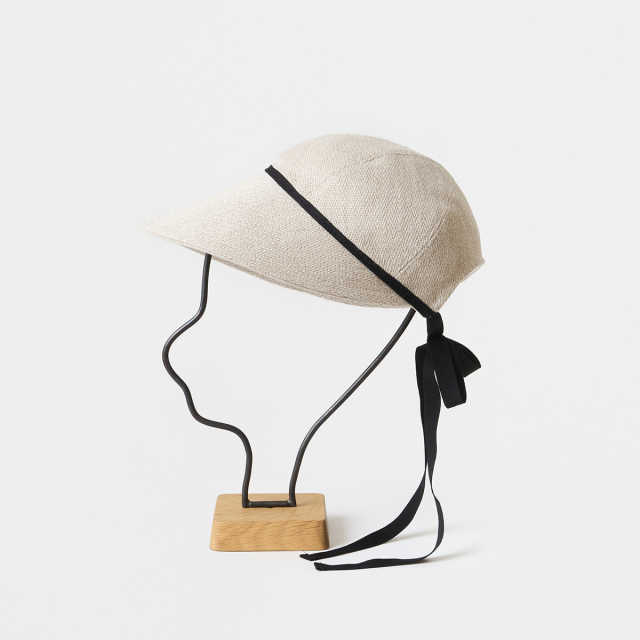 linen harvest cap