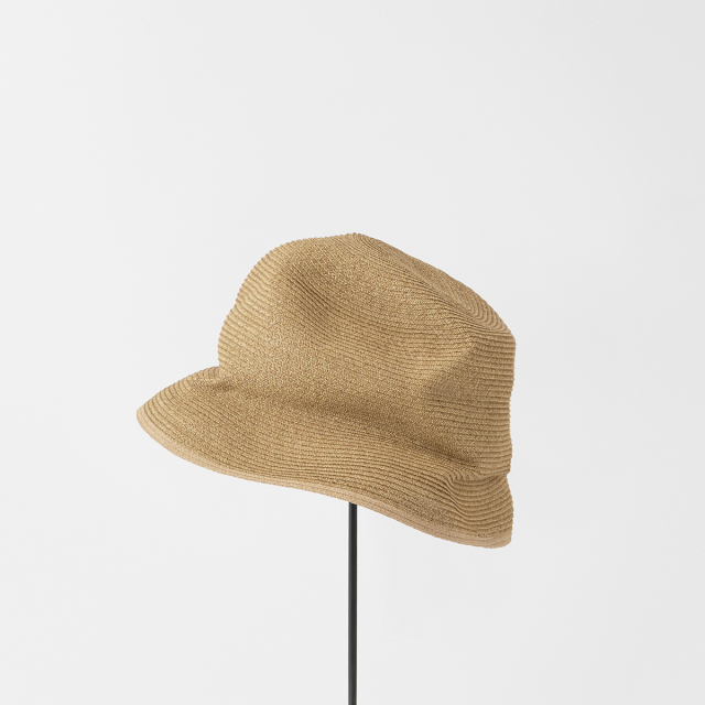 BOXED HAT 7cm brim switch color line edge