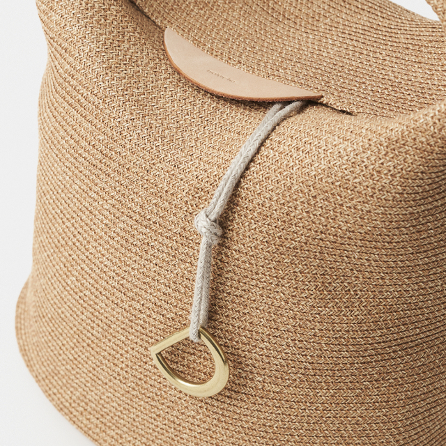 paper abaca braid bag tall handle