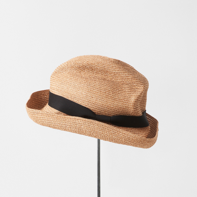 BOXED HAT paper abaca 8cm brim for men