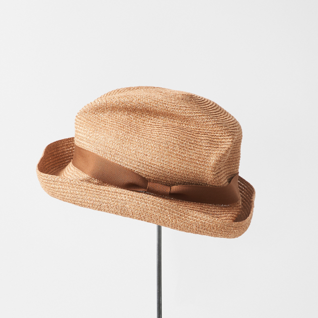 BOXED HAT paper abaca 8cm brim for men