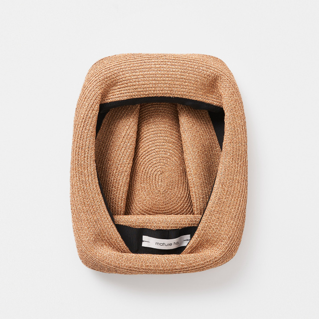 BOXED HAT paper abaca 8cm brim for men