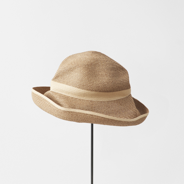 BOXED HAT 11cm brim switch color line wide_今井様専用