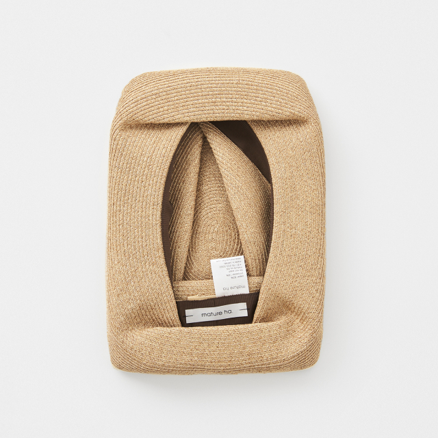 帽子 mature ha BOXED HAT 11cm brim switch mature ha.| マチュアーハ｜BOXED HAT 11cm brim switch c
