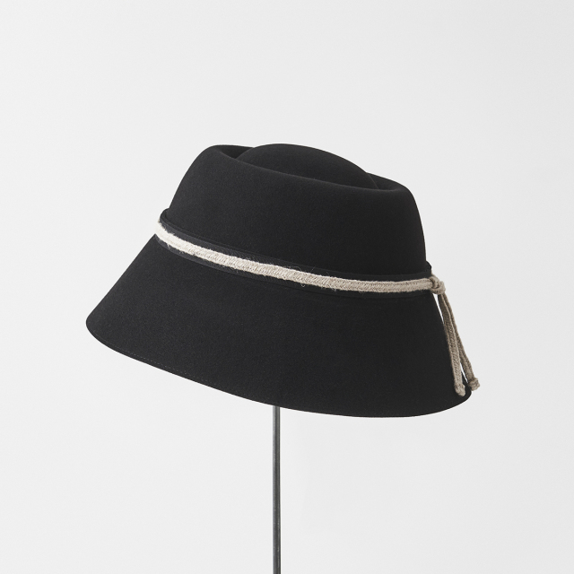 felt down brim hat - rabbit x wool