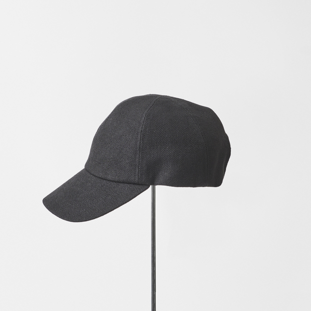 trainer cap / linen canvas washed