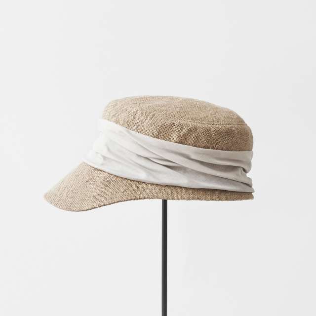 jute drape cap