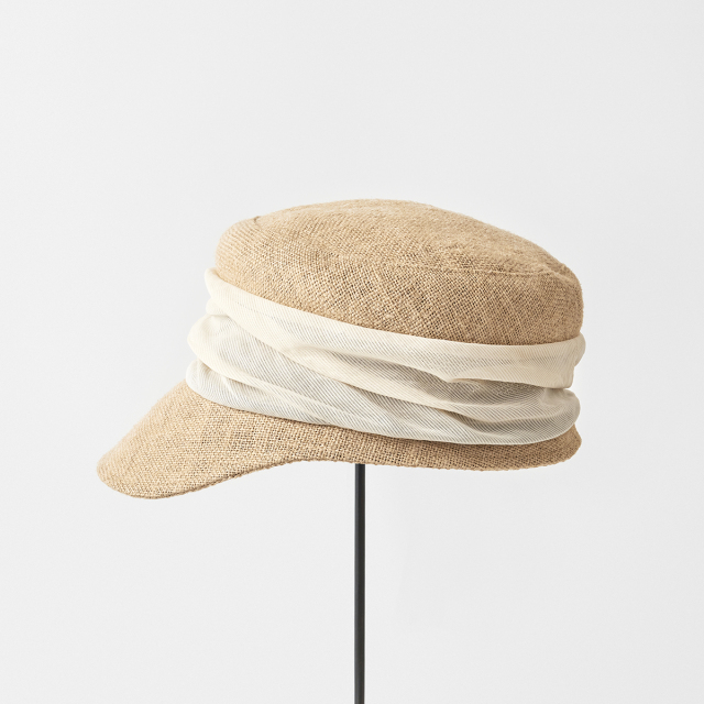 jute drape cap