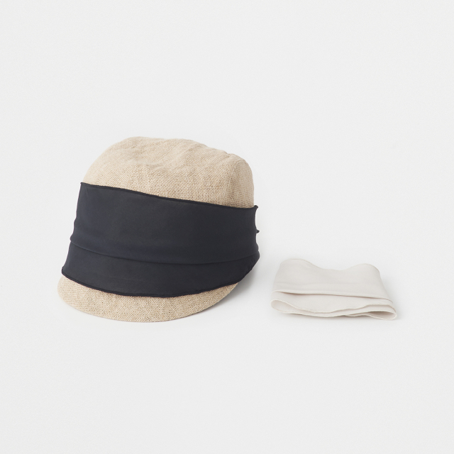 jute scarf cap