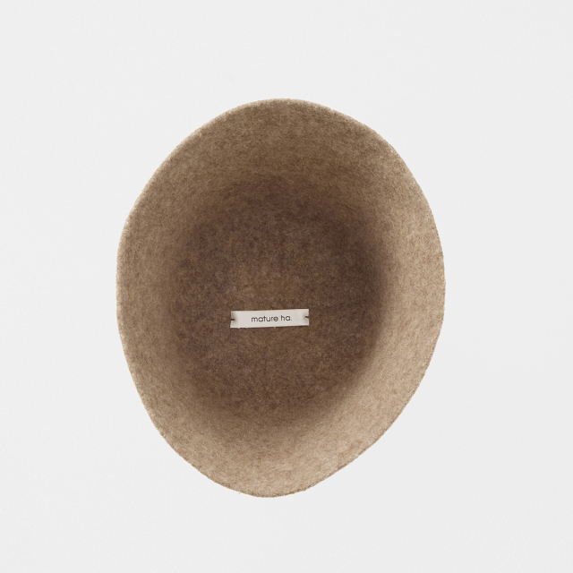 ˚✧₊⁎新品未使用⁺˳✧༚mature ha. bell hat Mature Ha: Women's Bell Hat (Dark Brown) | DSMNY E-SHOP