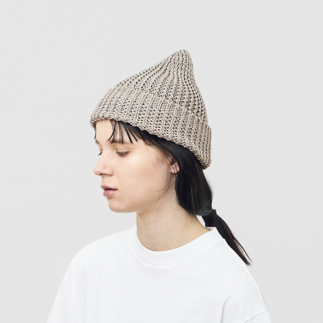 帽子 mature ha. baret knitted linen MLK-3121 KNITTED for MEN | mature ha.