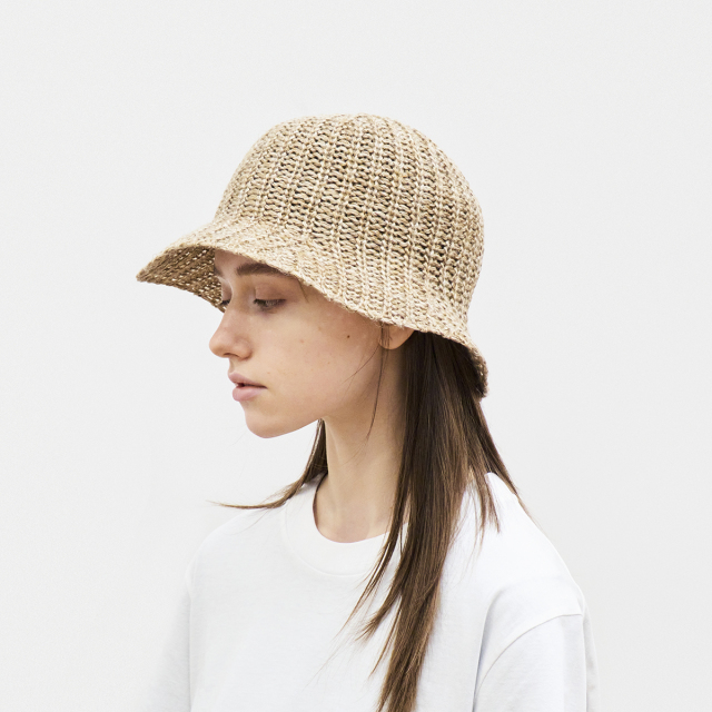 帽子 mature ha. baret knitted linen MLK-3121 帽子 mature ha. baret knitted linen MLK-3121 mature ha. knit